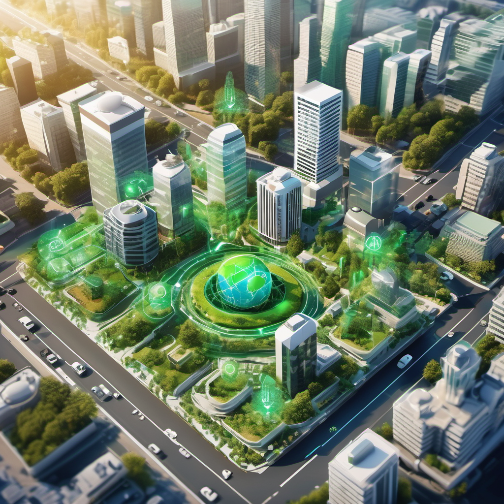 The IoT enabled green infrastructure, a network of interconnected devices that communicate and share data seamlessly with smart cities